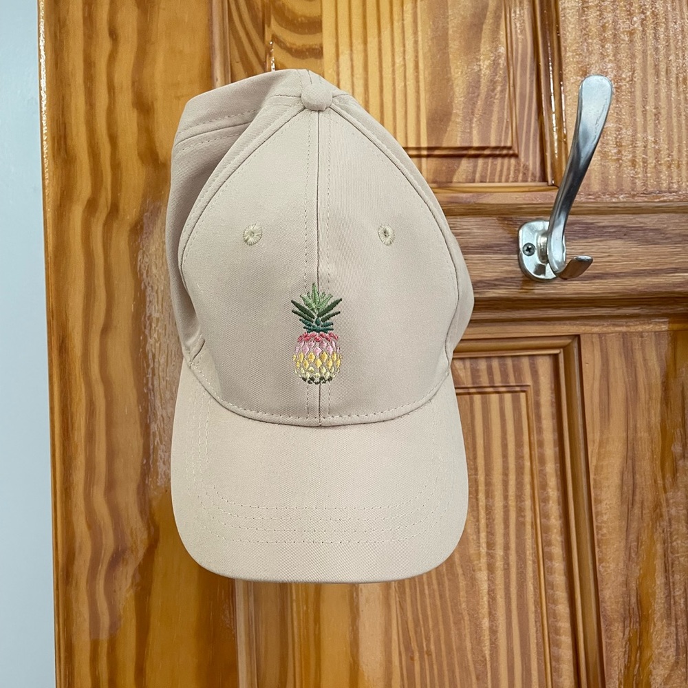 pineapple beach hat - Picture 2 of 2